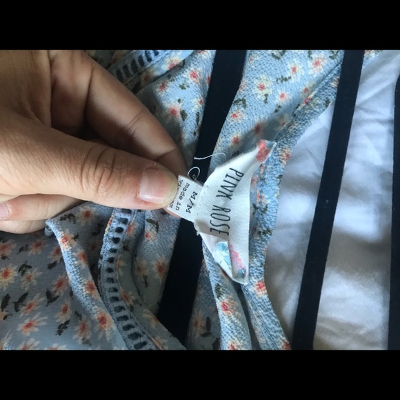 PRETTY ROSE BLOUSE TOP - Picture 4 of 4